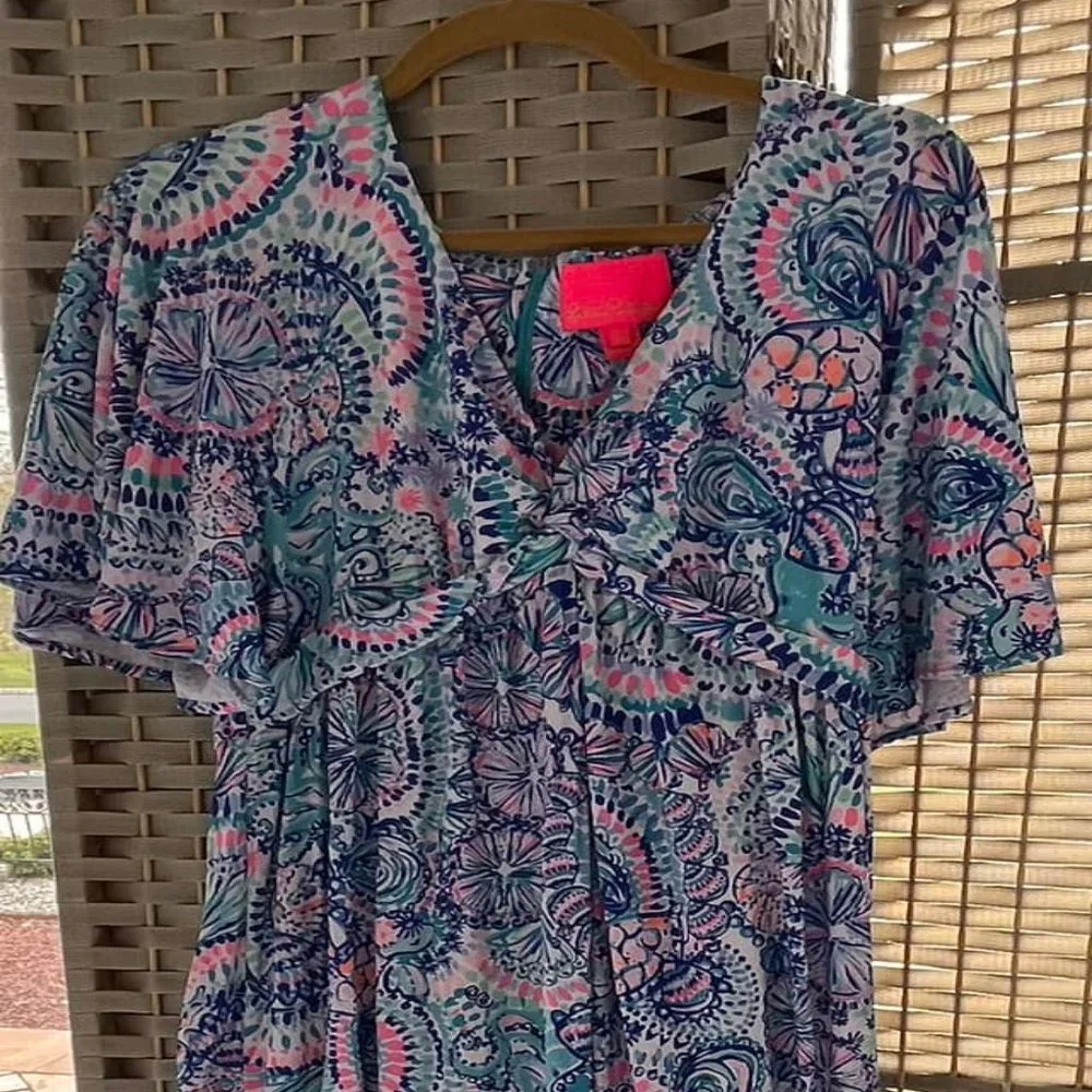 Lilly Pulitzer Minka Sleeved Maxi Dress - Picture 3 of 5